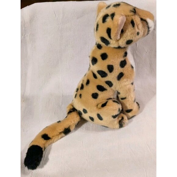 ZSL London Zoo Plush Cheetah Safari Large Cat Wildlife Stuffed Animal Toy 10" - Picture 5 of 15